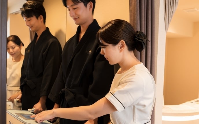 FINALSTEP トリートメント後にもう一度お身体の状態を測定しましょう! イメージ画像